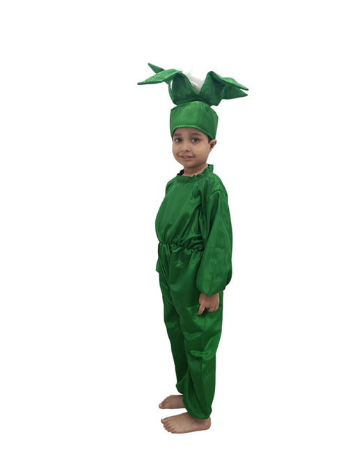 BookMyCostume Cauliflower Phool Gobhi Vegetable Kids Fancy Dress Costume