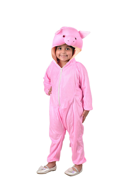 BookMyCostume Piglet Cartoon Animal Kids Fancy Dress Costume