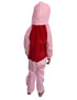 Cute Pink Pig Cartoon Character Kids Fancy Dress Costume with Hooded Face Mask, Ears & Full Body Jumpsuit | Cartoon Costume for Kids