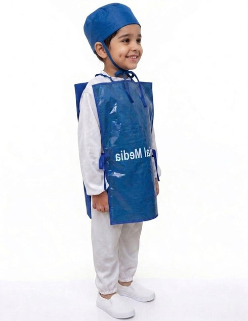 Blue Social Media Internet Technology Kids Fancy Dress Costume