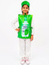 Original Green Hand Wash Sanitizer Corona Protection Kids Fancy Dress Costume