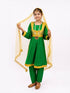 Kathak Indian Classical Dance Costume for Girls | Kids Adult With Heavy Jewelry Set
