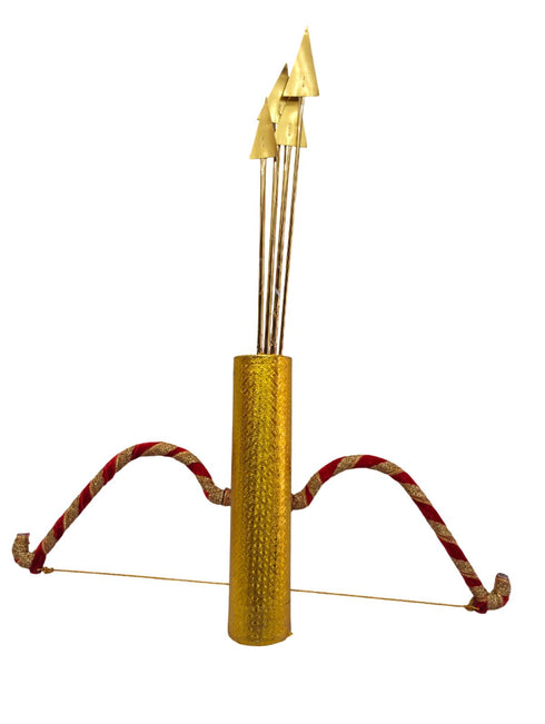 Bow and Arrow Indian Teer Kaman Ramleela Accessory for Kids and Adults Fancy Dress Costume
