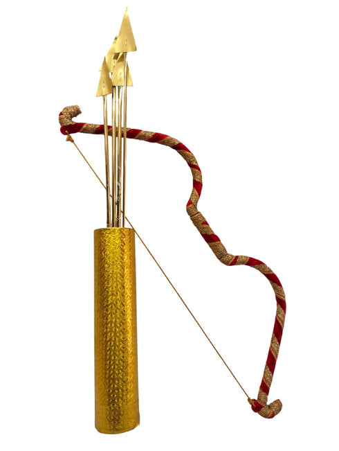 Bow and Arrow Indian Teer Kaman Ramleela Accessory for Kids and Adults Fancy Dress Costume
