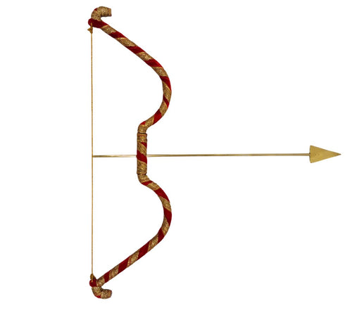Bow and Arrow Indian Teer Kaman Ramleela Accessory for Kids and Adults Fancy Dress Costume