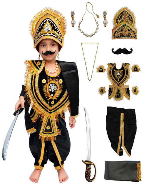 Ravana Lankesh Kansa Evil Ramayana Ramlila Kids & Adults Fancy Dress Costume With Sword