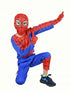 The Red Blue Superhero with Gloves Superhero Kids Fancy Dress Costume | Standard