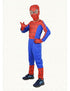 The Red Blue Superhero with Gloves Superhero Kids Fancy Dress Costume | Standard