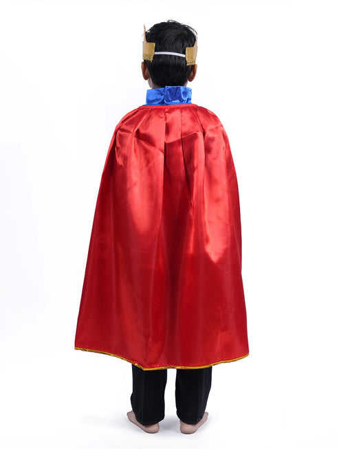 BookMyCostume Fairytale Prince Charming King Kids Fancy Dress Costume | Halloween Theme | Imported