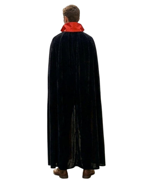 Buy Black & Red Reversible Dracula Vampire Cape Cloak Halloween Party Costume Accessory For Men | Adults