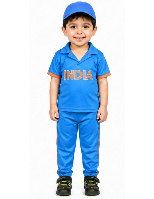 Indian Cricket Team Cricketer Boys Sports Fancy Dress Costume