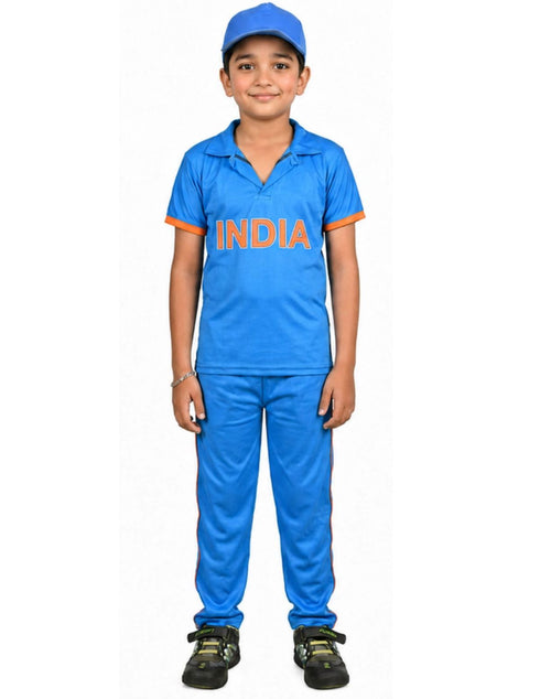 Indian Cricket Team Cricketer Boys Sports Fancy Dress Costume