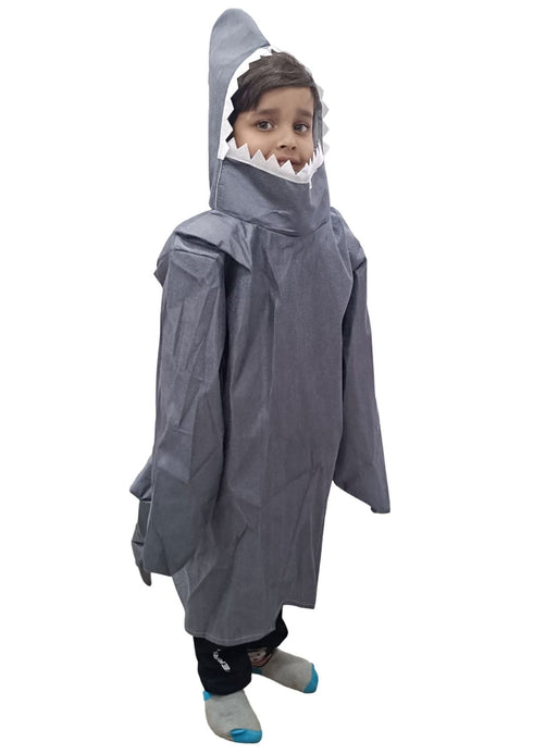 Shark Fish Aquatic Animal Kids Fancy Dress Costume