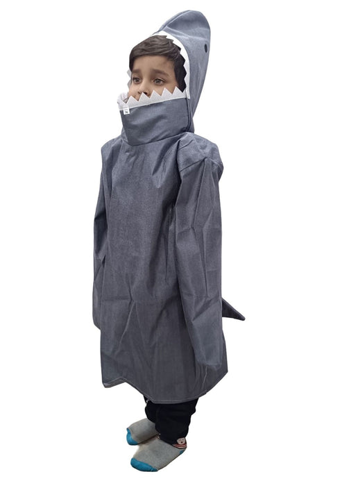 Shark Fish Aquatic Animal Kids Fancy Dress Costume
