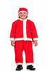 BookMyCostume Santa Boy Costume Set of 4 (Jacket, Bottom, Bag, & Cap) Kids & Adults Christmas Costume