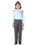 Indian Air Force Defense Pilot Uniform Kids Fancy Dress Costume - Blue