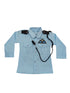 Indian Air Force Defense Pilot Uniform Kids Fancy Dress Costume - Blue