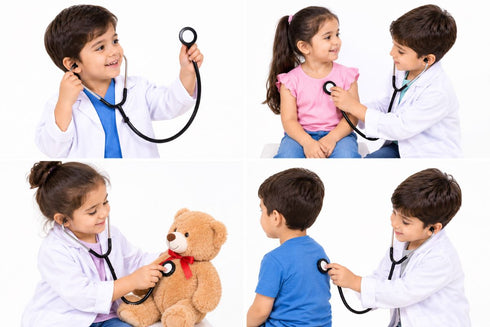 Stethoscope Doctor & Nurse Accessory for Kids and Adults Fancy Dress Costume