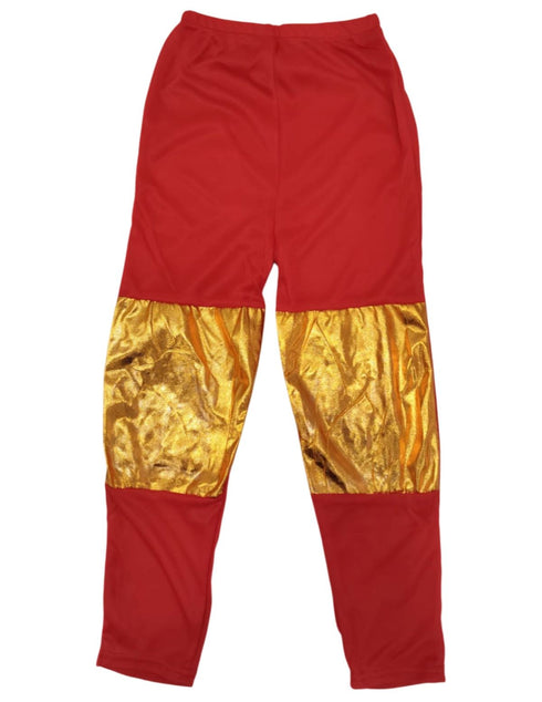The Red Yellow Superhero Kids Fancy Dress Costume - Standard