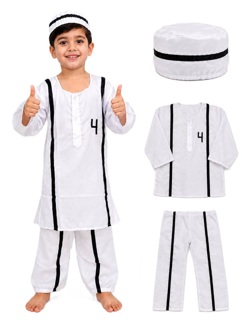 Prisoner Thief Jailed Freedom Fighter Kids Fancy Dress Costume