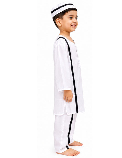 Prisoner Thief Jailed Freedom Fighter Kids Fancy Dress Costume