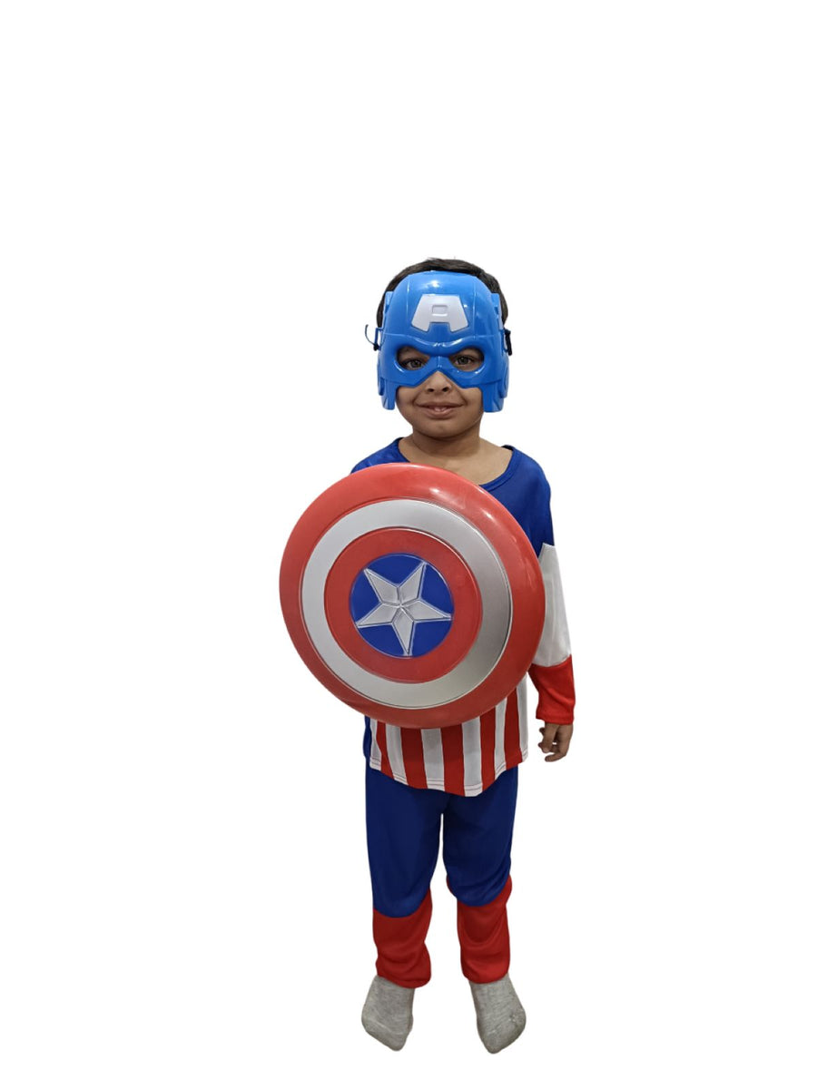 Superman Costume For Kids Captain America Fancy Dress Kids American Superhero Fancy Dress Costume For Kids Standard