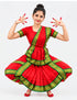 Bharatanatyam Saree Indian Classical Dance Costume for Girls | Kids & Adult Fancy Dress Costume