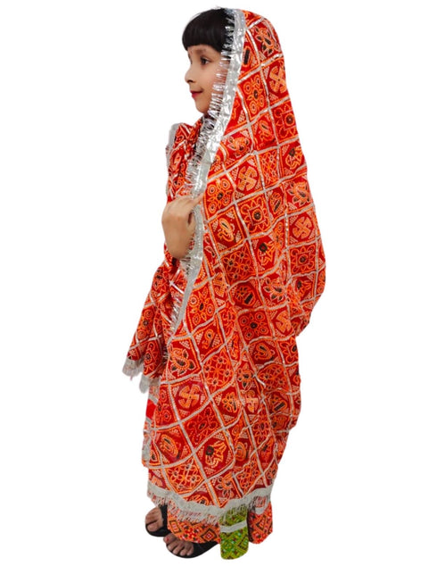 BookMyCostume Rajasthani Indian State Fancy Dress Costume for Girls and Females | Without Jewelry