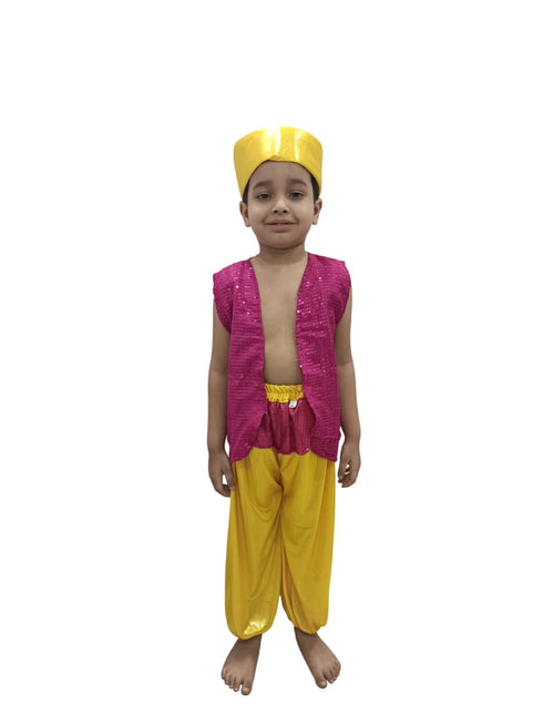 BookMyCostume Aladdin Arabian Boys Western Dance Costume for Boys Kids Costume for School Annual Days