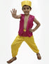 BookMyCostume Aladdin Arabian Boys Western Dance Costume for Boys Kids Costume for School Annual Days