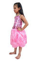 BookMyCostume Pink Balloon Frock Western Dance Costume Dress for Girls Kids - Premium