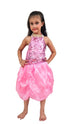 BookMyCostume Pink Balloon Frock Western Dance Costume Dress for Girls Kids - Premium