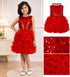 Red Balloon Frock Western Dance Costume Dress for Girls Kids - Premium