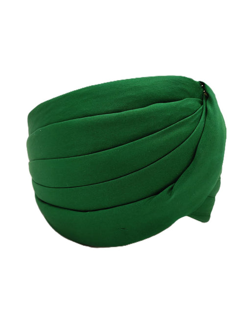 Green Punjabi Pagdi Sardar Ji Indian Traditional Turban Costume Accessory for Boys and Men 8-14 Years