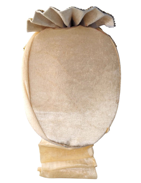 Beige Indian Dulha Pagdi Indian Wedding Turban for Kids & Adults