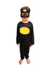 Black Bat Superhero Comic Movie Character Kids Fancy Dress Costume - Standard