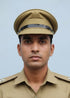 Police Inspector Commissioner Khakhi Cap for Boys and Men