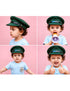 Army Soldier General Green Cap Fancy Dress Costume Accessory for Boys and Men