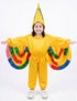 Yellow Bird Macaw With Multicolor Wings Kids Fancy Dress Costume