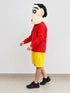 Red & Yellow Playful & Naughty Boy Cartoon Character Kids Fancy Dress Costume