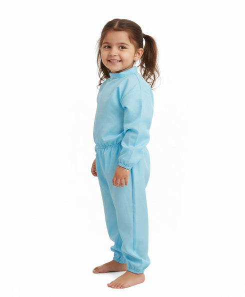 Sky Blue Jumpsuit River Water Cloud Sea Kids Fancy Dress Costume for Boys