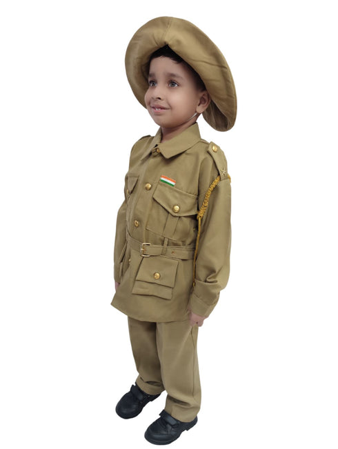 BookMyCostume Forest Officer Explorer Professional Community Helper Indian Kids Fancy Dress Costume