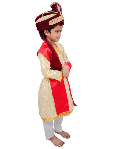 BookMyCostume Indian Hindu Wedding Dulha Groom Kids & Adult Fancy Dress Costume For Boys