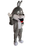 Mr. Bunny - Grey Cartoon Mascot Costume For Theme Birthday Party & Events | Adults | Full Size