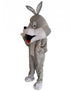 Mr. Bunny - Grey Cartoon Mascot Costume For Theme Birthday Party & Events | Adults | Full Size