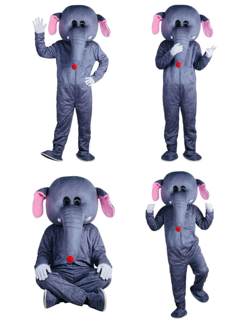 Elephant Cartoon Mascot Costume For Theme Birthday Party & Events | Adults | Full Size