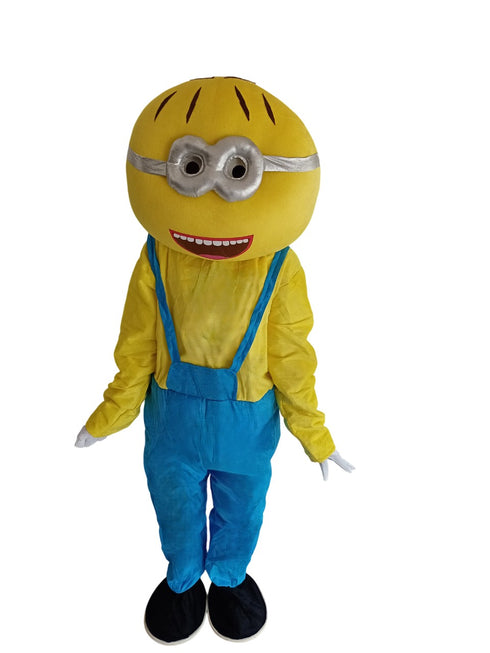 BookMyCostume Buy Yellow Childlike Cartoon Mascot Costume For Theme Birthday Party & Events | Adults | Full Size