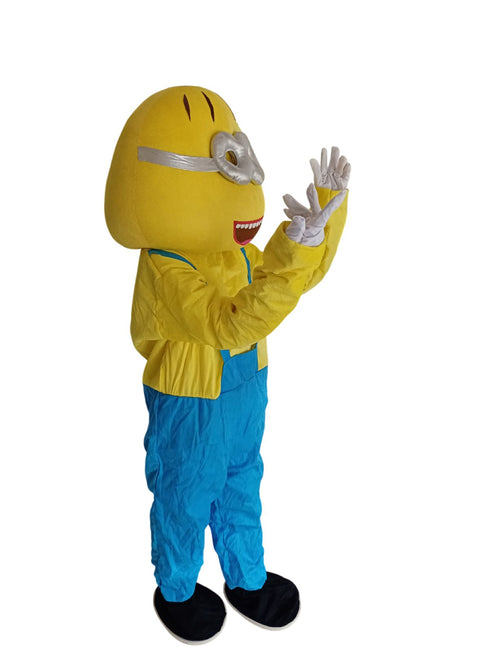 BookMyCostume Buy Yellow Childlike Cartoon Mascot Costume For Theme Birthday Party & Events | Adults | Full Size
