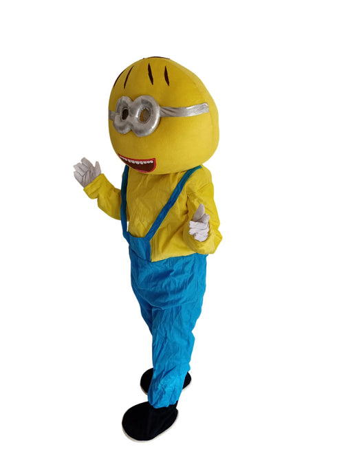 BookMyCostume Buy Yellow Childlike Cartoon Mascot Costume For Theme Birthday Party & Events | Adults | Full Size