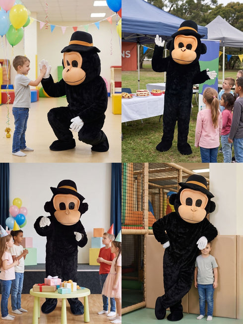 Buy Monkey Don Cartoon Mascot Costume For Theme Birthday Party & Events | Adults | Full Size